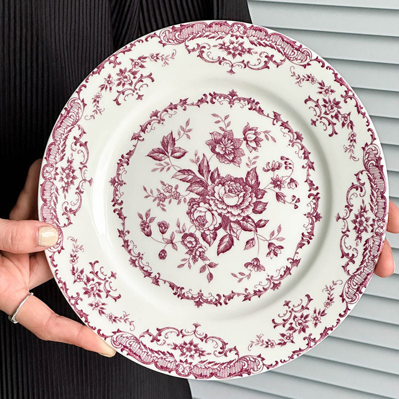 Rose Embossed Plate