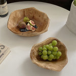 Load image into Gallery viewer, Large Natural Solid Wood Fruit Basin

