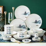 Load image into Gallery viewer, Siheyuan Ceramic Tableware Set
