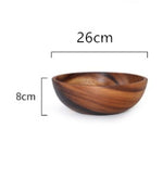 Load image into Gallery viewer, 5pc Large Wooden Bowls set

