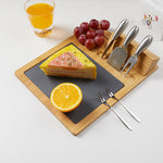 Load image into Gallery viewer, Natural Bamboo, Slate Board Serving Platter
