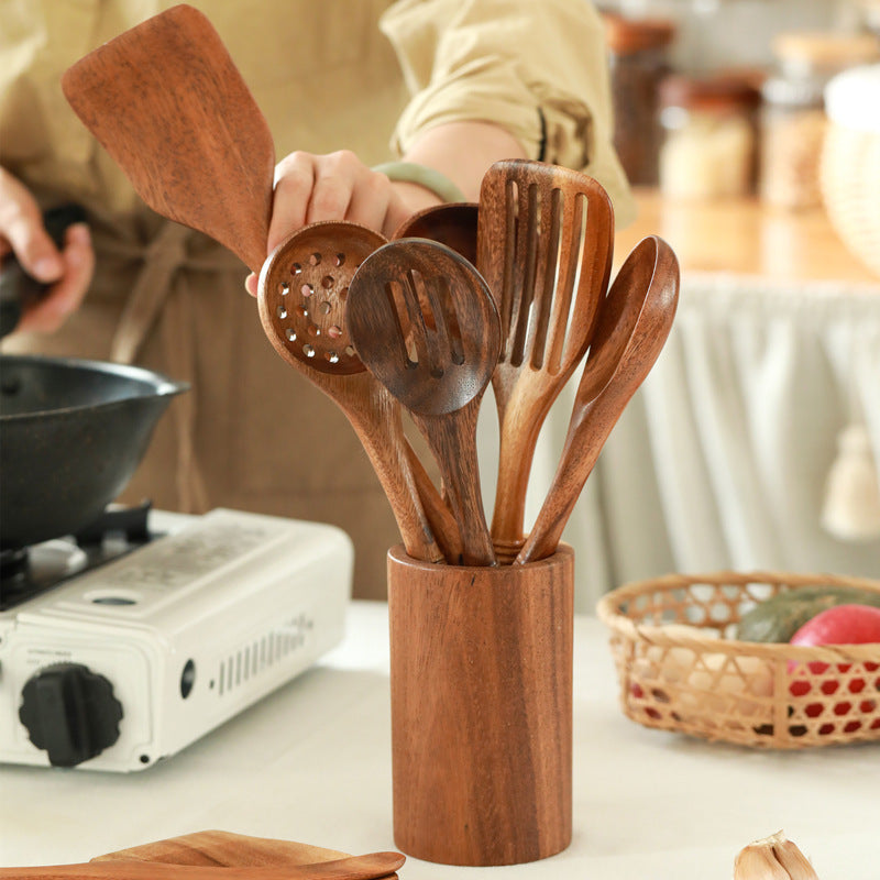 Household Basics: Wooden Kitchenware 10pcs