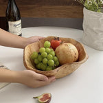Load image into Gallery viewer, Large Natural Solid Wood Fruit Basin
