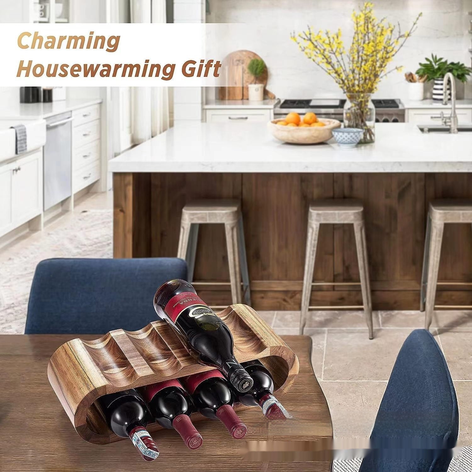 Wooden Double-layer Wine Rack