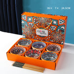Load image into Gallery viewer, Bohemian Japanese Porcelain Bowls Gift Box
