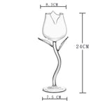 Load image into Gallery viewer, Rose Shaped Wine Glass
