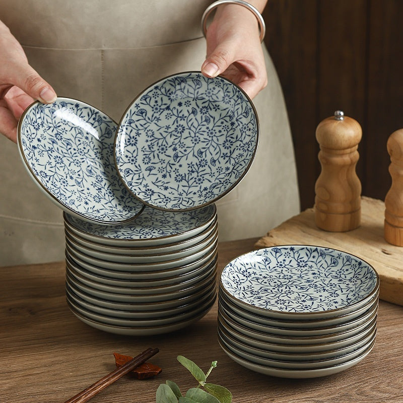 Indigo Spring Porcelain Plates