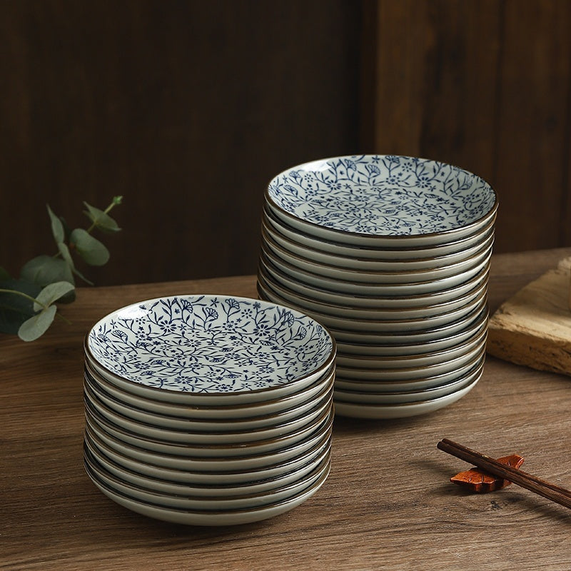 Indigo Spring Porcelain Plates