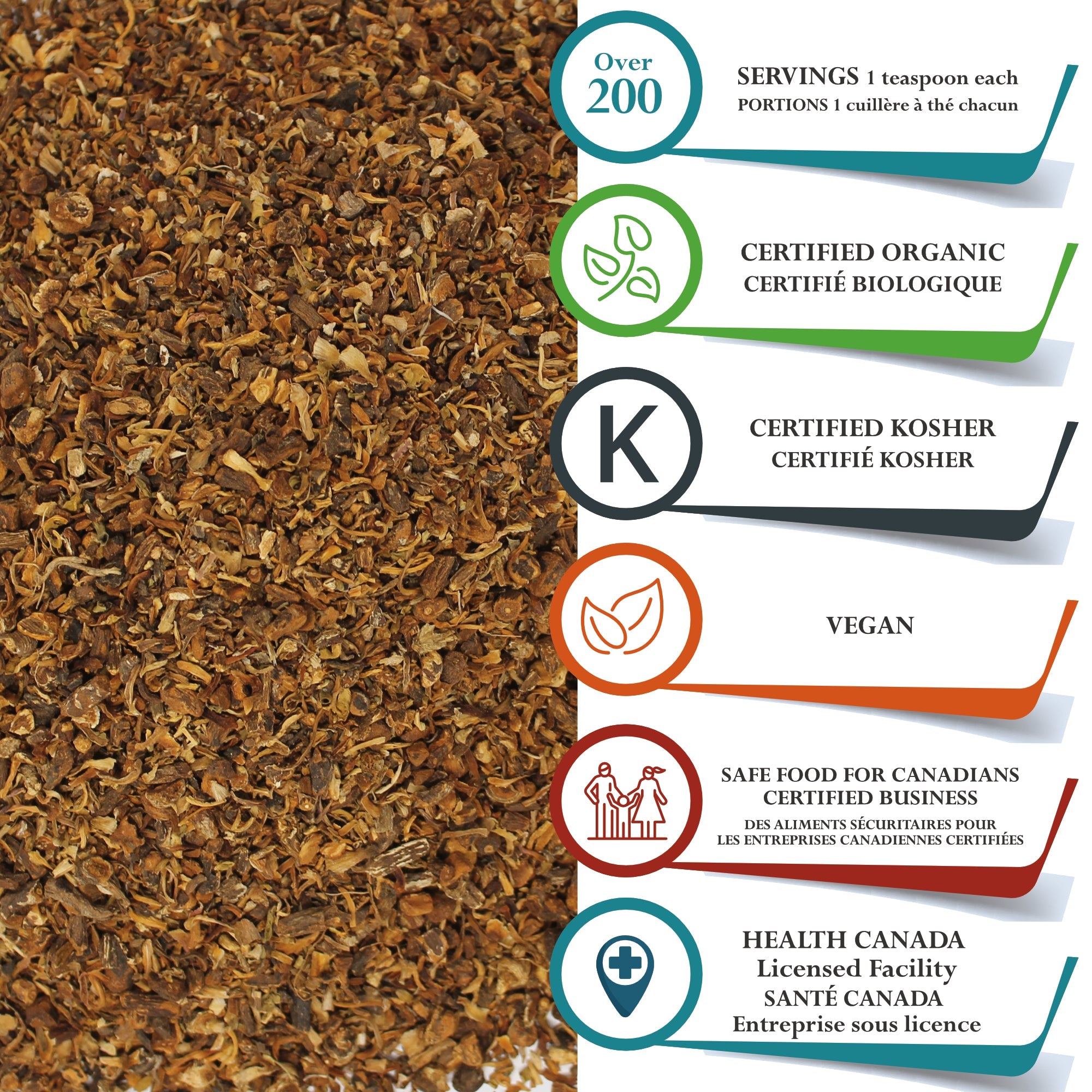 🍁Foothills Naturals: Dandelion Root Roasted, Organic