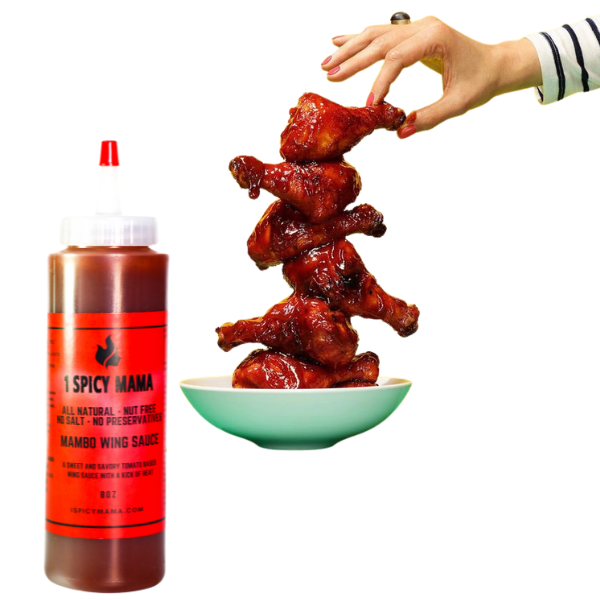 🍁1 SPICY MAMA: 8 OZ MAMBO WING SAUCE
