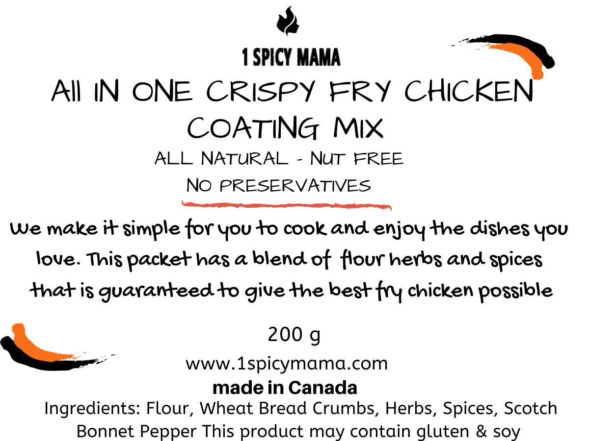 🍁1 SPICY MAMA: ALL IN ONE CHICKEN COATING MIX