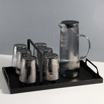 Load image into Gallery viewer, 6pc Nordic Glass Water Cup Set
