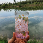 Load image into Gallery viewer, ❀ Blossom Collection   Gold-painted Heat Resistant Glass Cup
