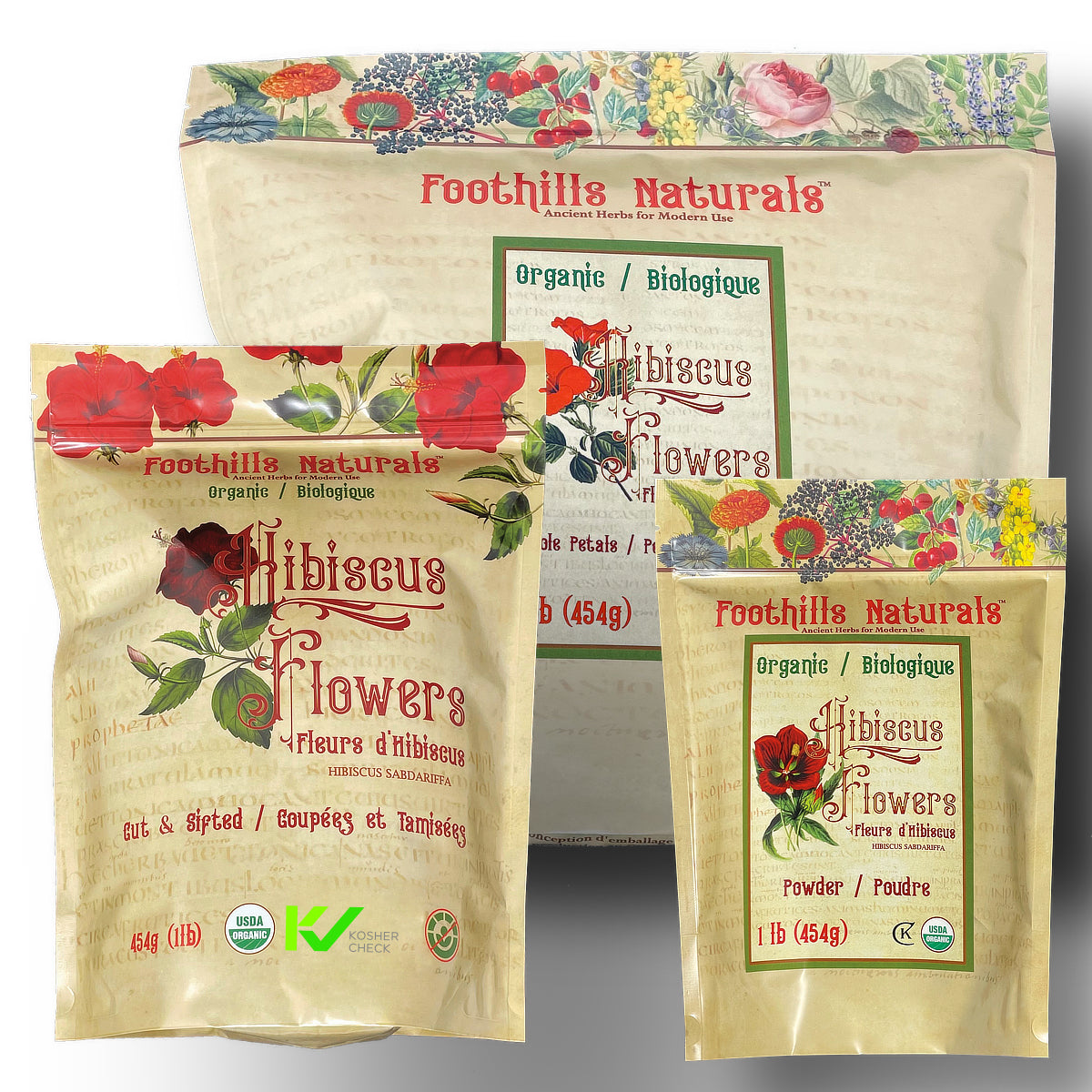 🍁Foothills Naturals: Hibiscus Powder Organic -  No Additives