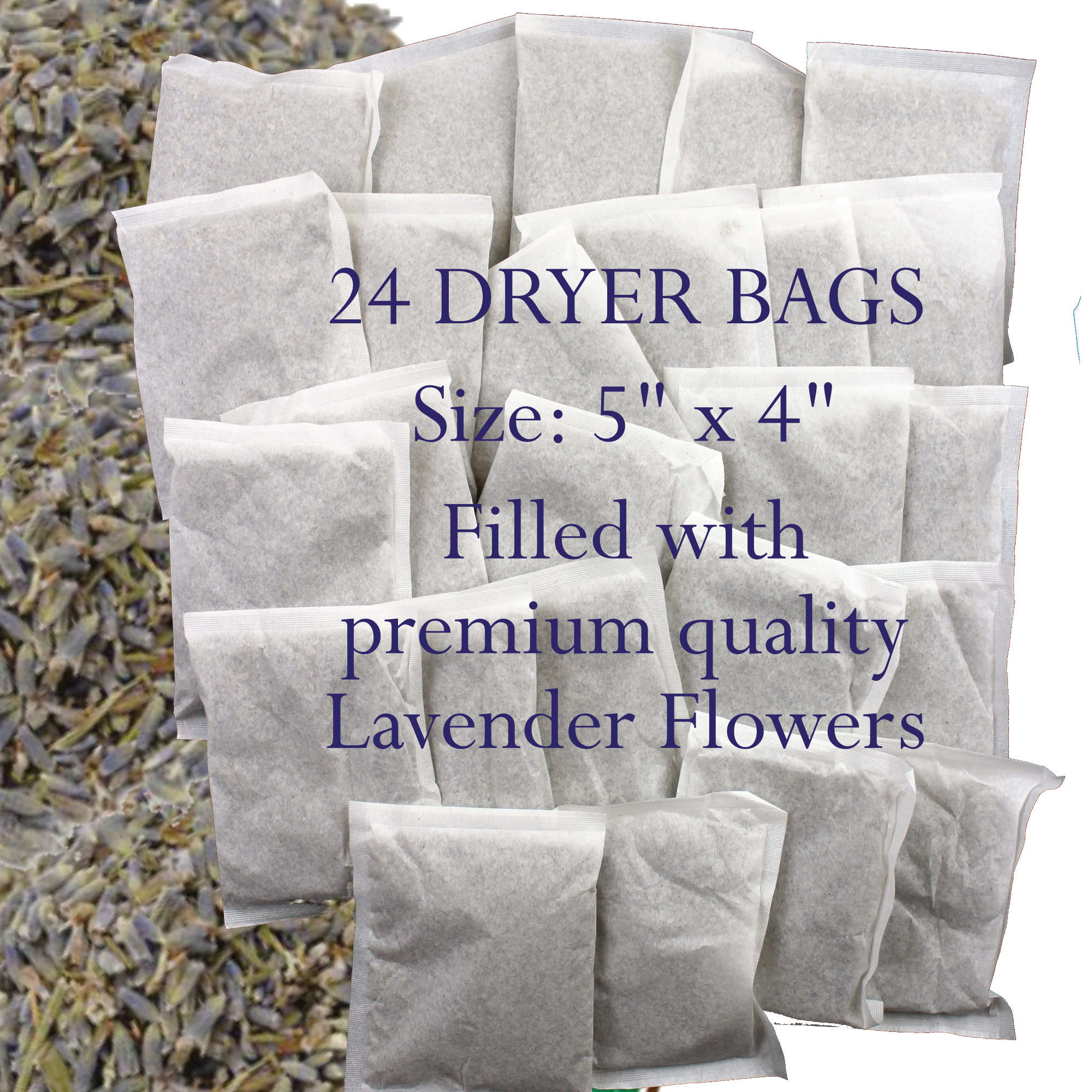 🍁Foothills Naturals: Lavender Laundry Dryer Sachets 24 Count