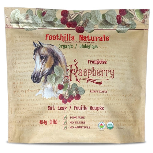 🍁Foothills Naturals: Raspberry Leaf Organic Cut and Sifted - 1 Pound